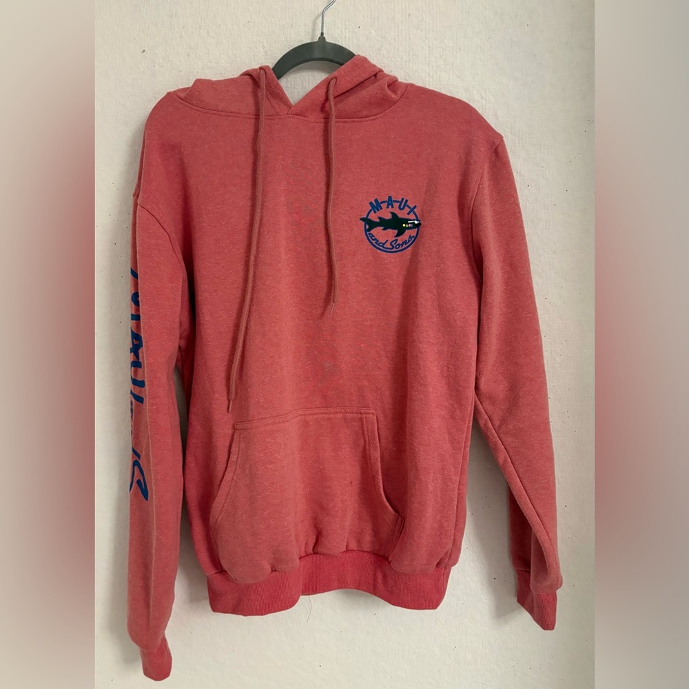 Maui and Sons Coral Red Hoodie